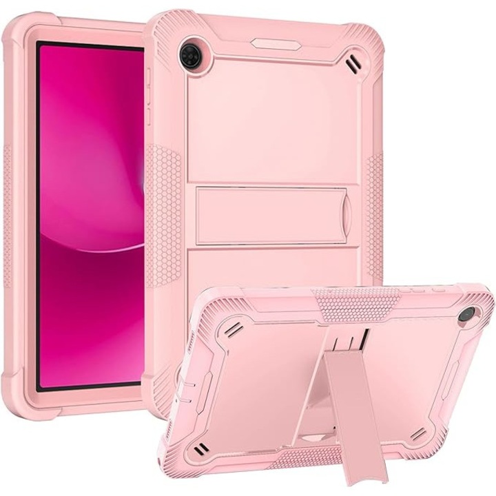 Husa Sigloo pentru Samsung pentru tableta Samsung Galaxy Tab A 8.4" 2020 (SM-T307/T307U), Suport Kickstand, Design Rezistent – Roz pal