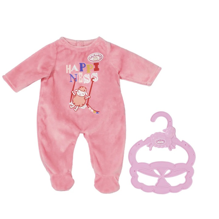 Salopeta pentru papusi Baby Annabell, Zapf Creation, 36 cm, cu umeras