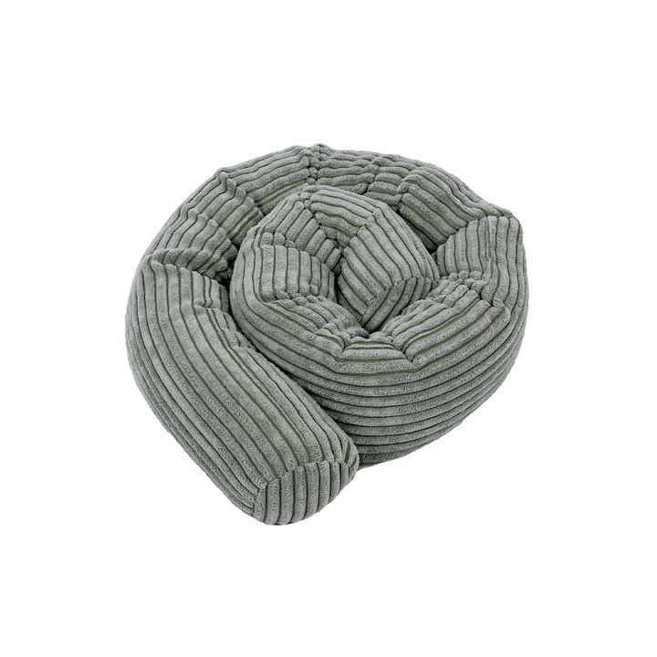 Protectie pentru patut bebelus - Meowbaby, Aesthetic, verde masliniu, 150x200cm