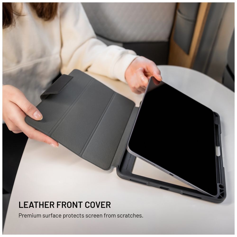 Husa FIXED Enduro pentru Apple iPad Air 13" (2024/2025) / iPad Pro 12.9" (2018-2022), functie stand, inchidere magnetica, functie sleep/wake, black
