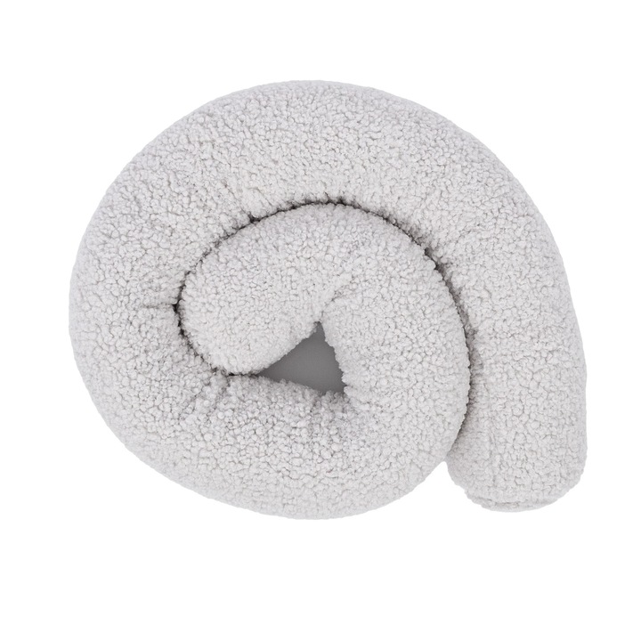 Protectie pentru patut, Meowbaby, Bearly, material OEKO-TEX, 150x200cm, culoare alb-galbui