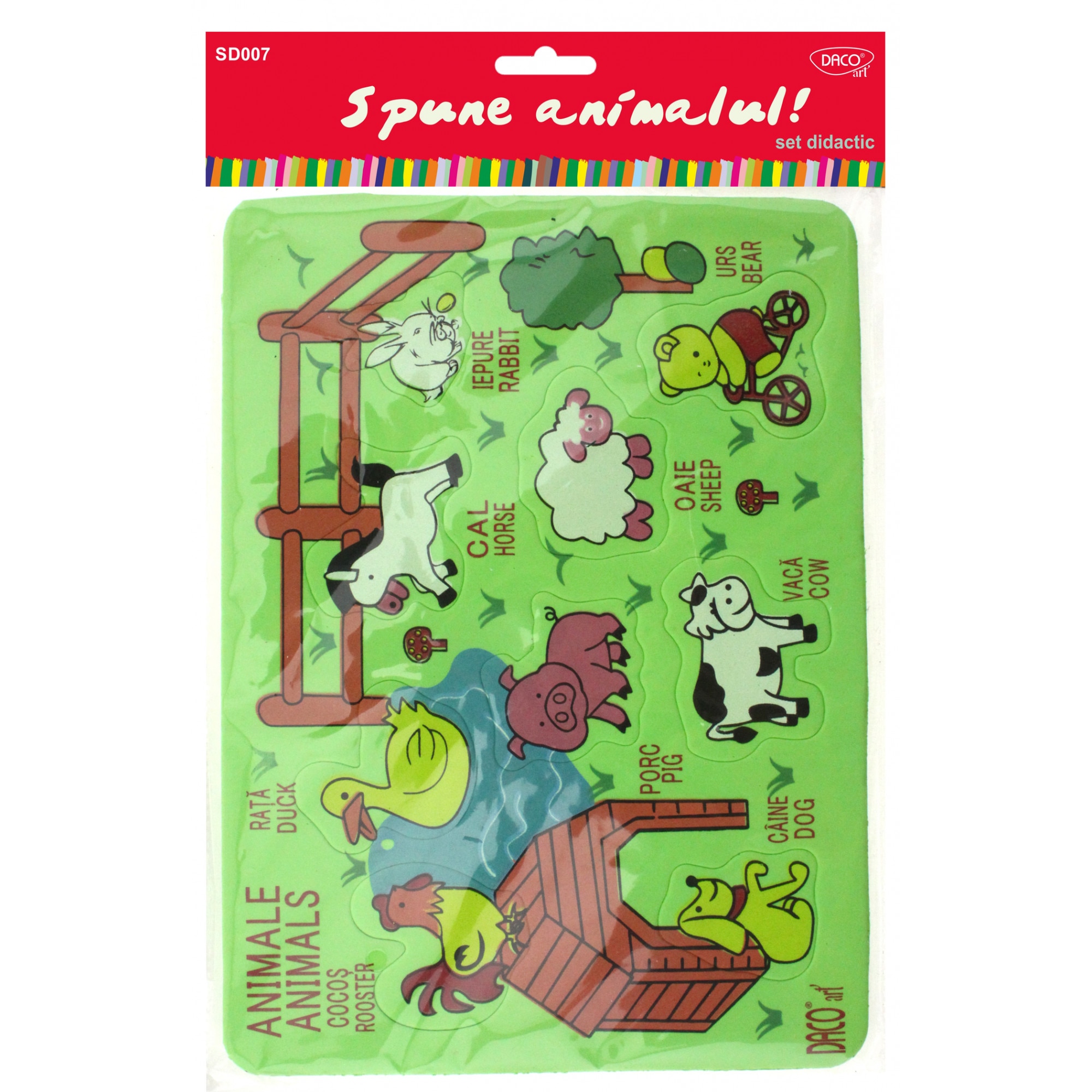 Set didactic - SD007 Spune animalul DACO