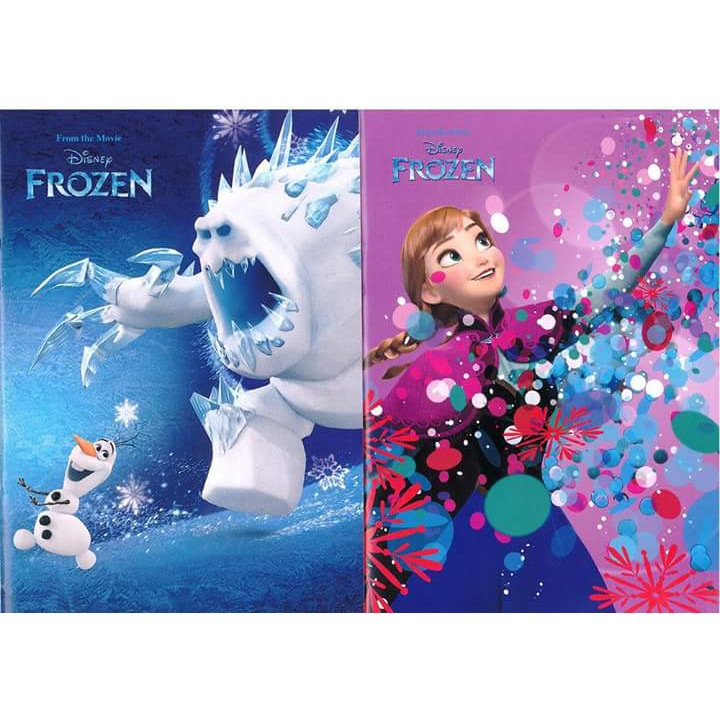Комплект тетрадки DISNEY FROZEN 20 л, малък квадрат - 10 броя