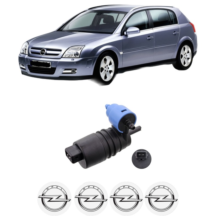 Pompa de apa spalare parbriz OPEL SIGNUM Hatchback (Z03) din 2003-2008, auto, Febi, 4x Stickere auto cu OPEL