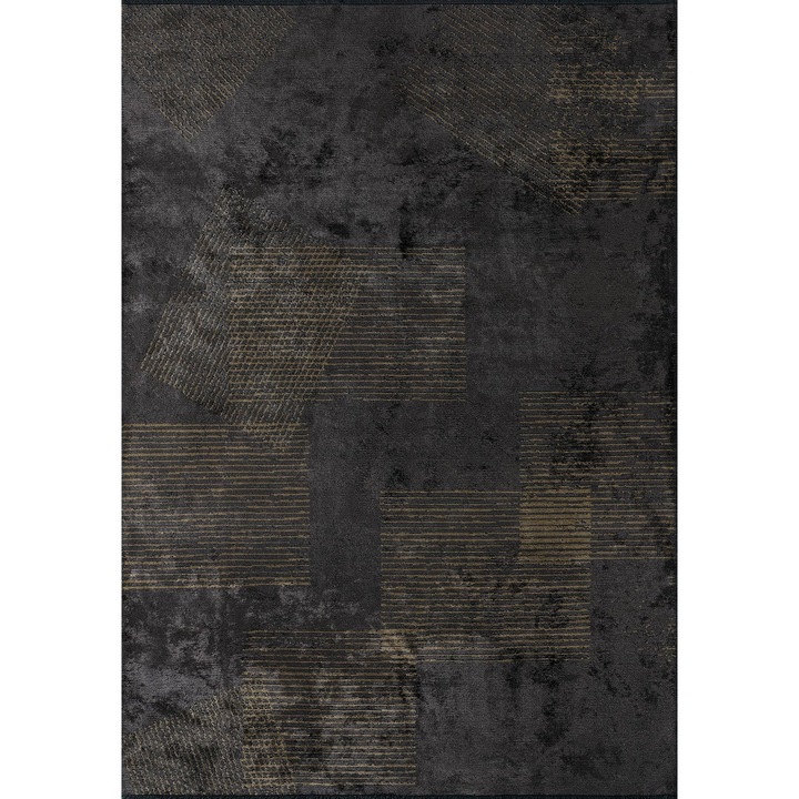 Szőnyegek, Rug Couture, antracit szőnyeg, 2400g/m², 7mm, 160x230cm
