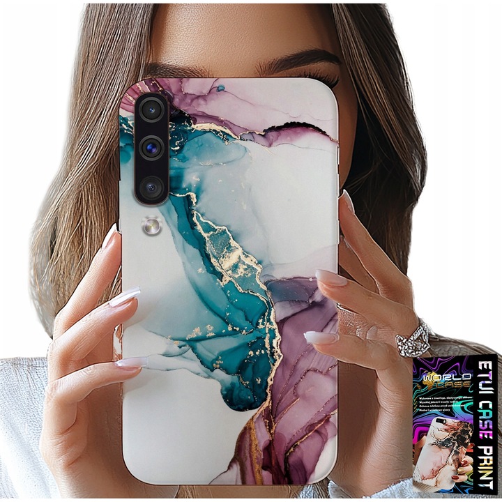 Huzat Samsung Galaxy A70-hez, World Case, márvány, szilikon, elegancia