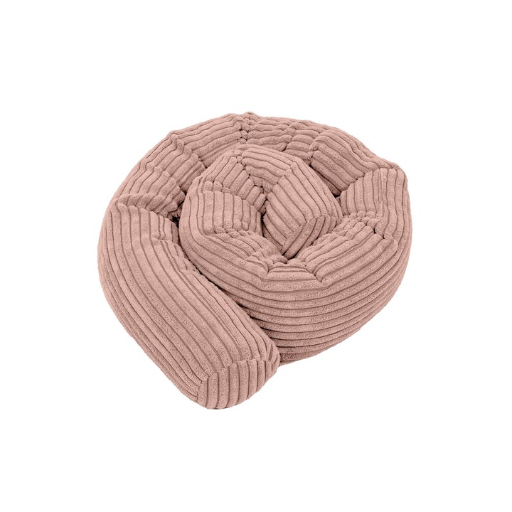 Protectie pentru patut bebelus - Meowbaby, roz pudra, 150x200cm