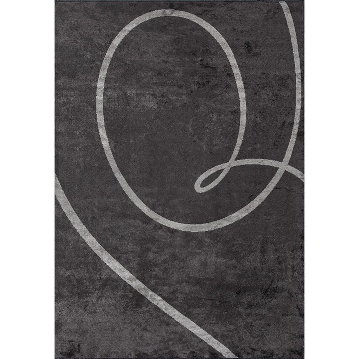 Килим Coral, Rug Couture, 2400g/m², 7мм дебелина, сиво-антрацит, 160x230см