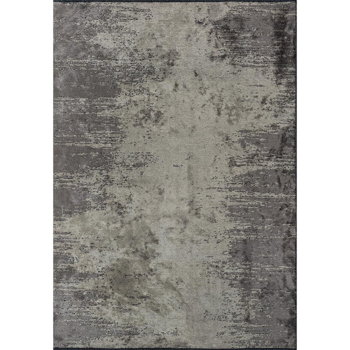 Комплект килими, Rug Couture, Вълнени килими, 2 цвята, 2400g/m², 7мм, антрацит-бежов