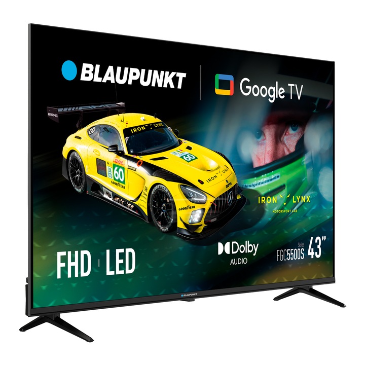 Televizor Blaupunkt LED 43FGC5500, 109 cm, Smart Google TV, Full HD, Clasa F