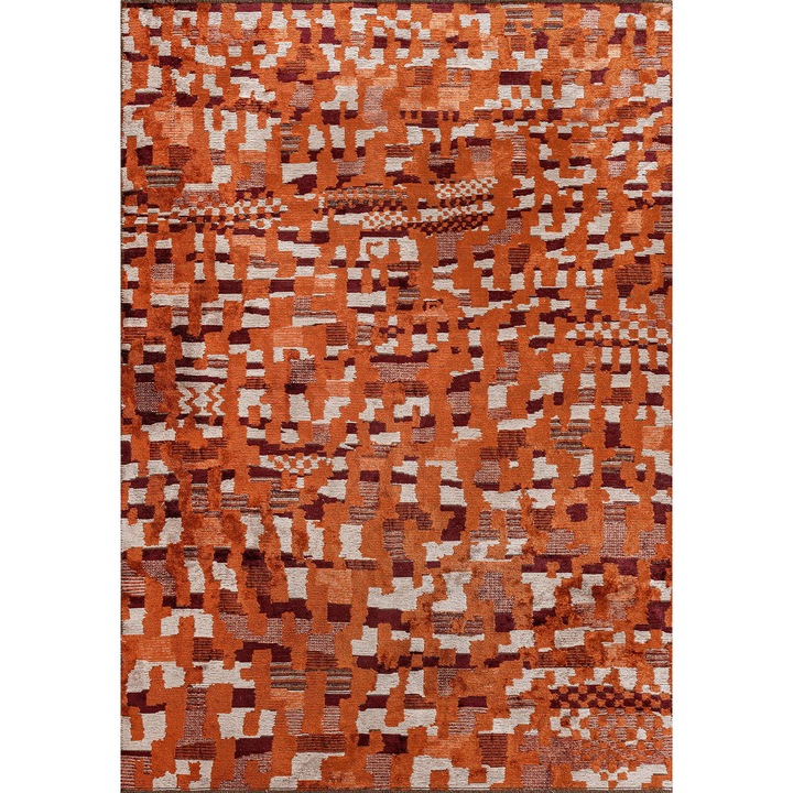 Etnikai szőnyeg, Rug Couture, 2200g/m², 7mm vastagság, többszínű, 160x230cm