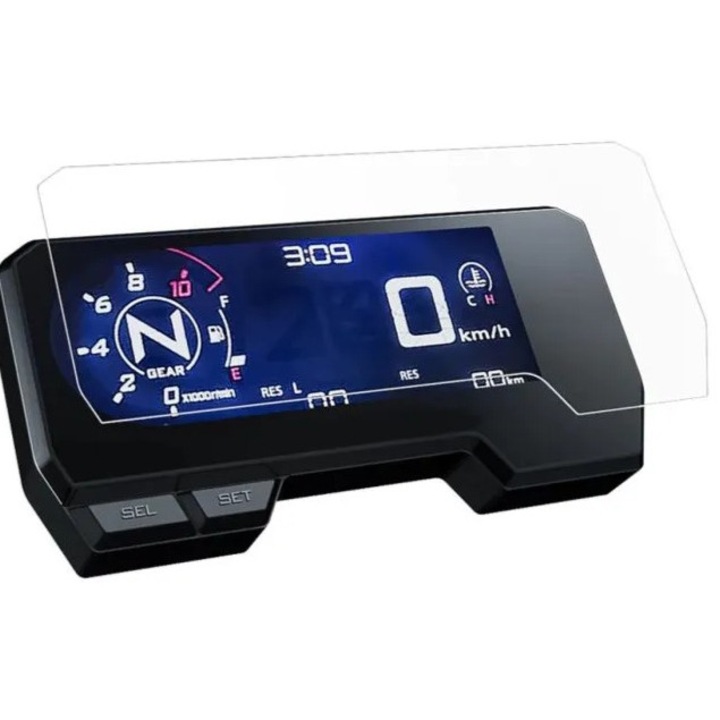 Folie de protectie pentru Display Honda CBR650R(2019+), Flexible Hydro-Crystal, Self Healing, Regenerare zgarieturi, Material PPF, transparent lucios