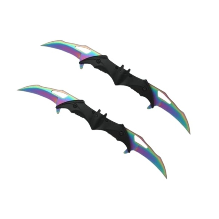 Set doua bricege cu doua taisuri, DEPOX®, multicolor, 32 cm