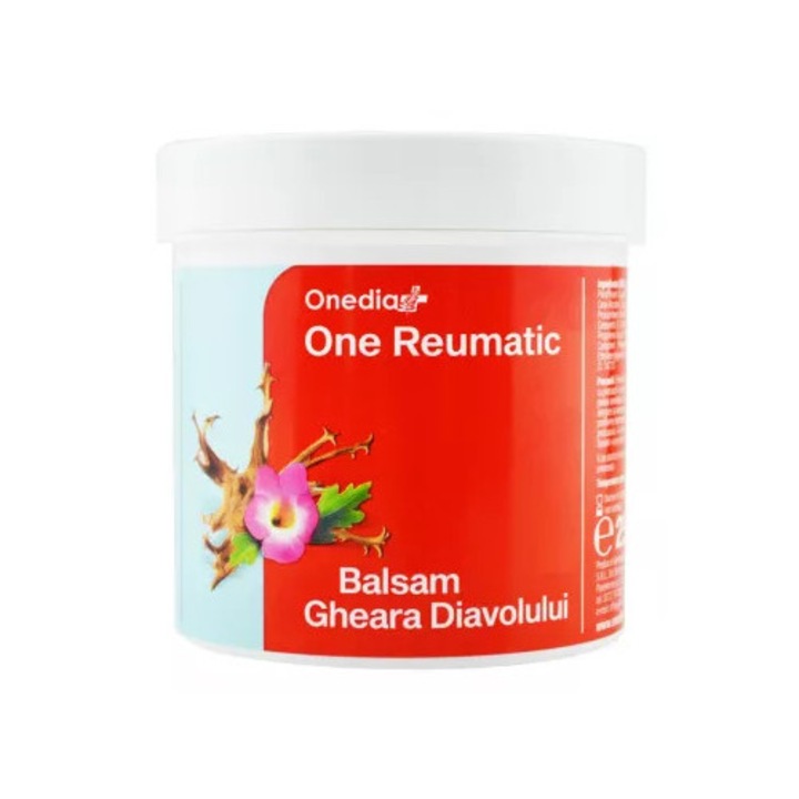 Balsam reumatic Onedia 250 ml cu Gheara Diavolului – Efect Calmante, Anti-Inflamator si Relaxare Musculara
