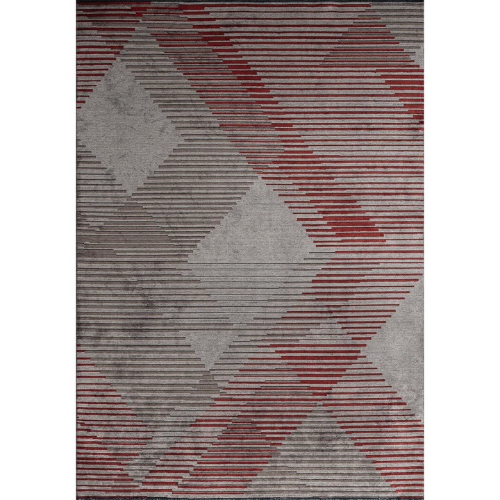 Covor Marrakesh, Rug Couture, 2 culori, anthracit, 7mm, 2500g/m²