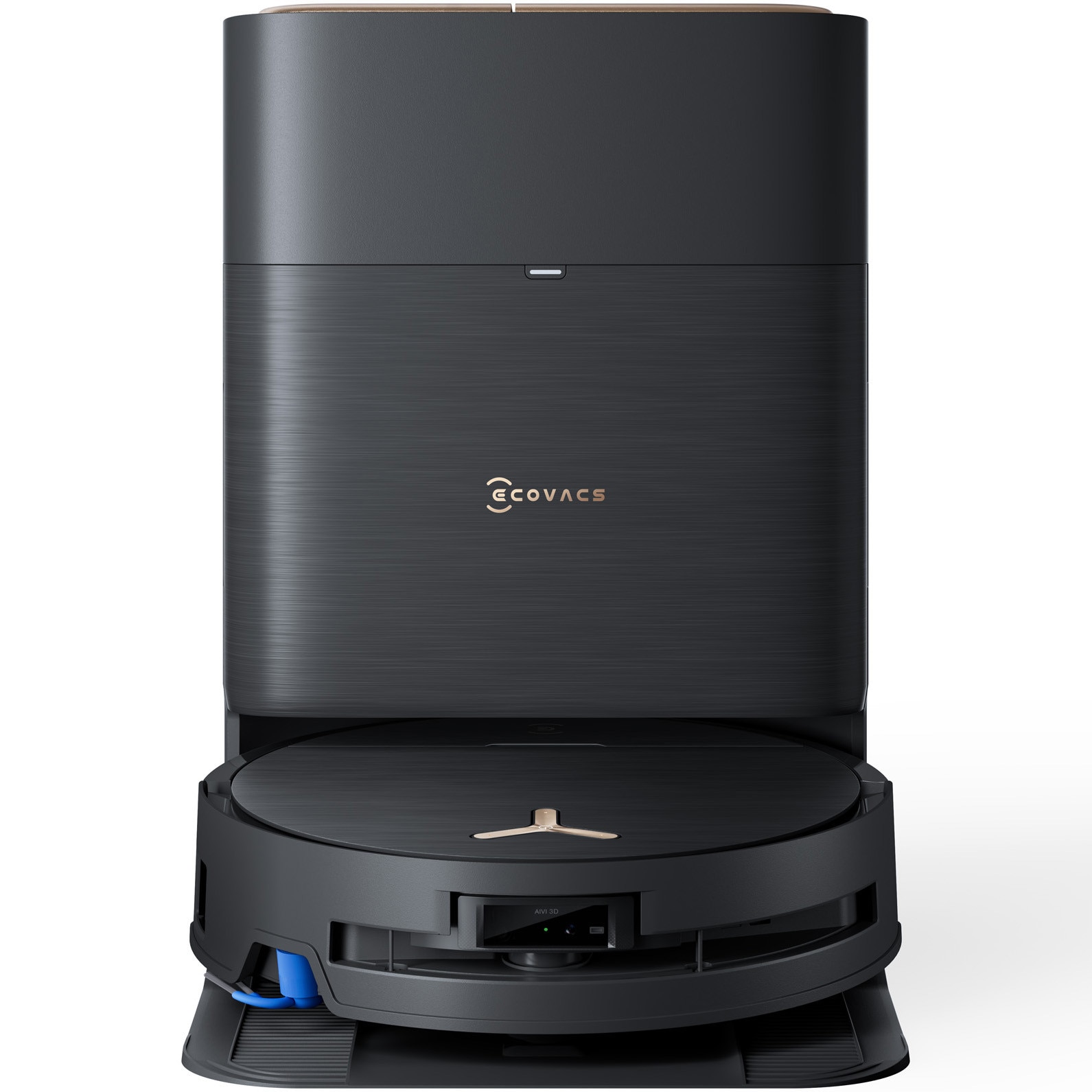 Aspirator robot DEEBOT X9 PRO OMNI Ecovacs, putere de aspirare 16600Pa + BLAST, OZMO Roller Instant Self-Washing Mopping, tehnologie TruEdge 2.0 + 3D Edge Sensor ,ZeroTangle 3.0 An