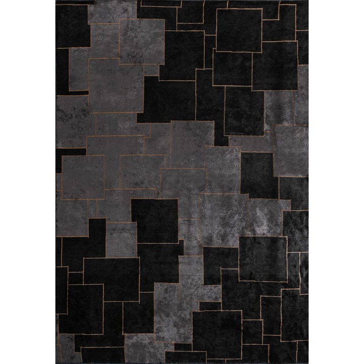 Covor Marrakesh, Rug Couture, 3 culori, 2500g/m², 7mm, anthracit