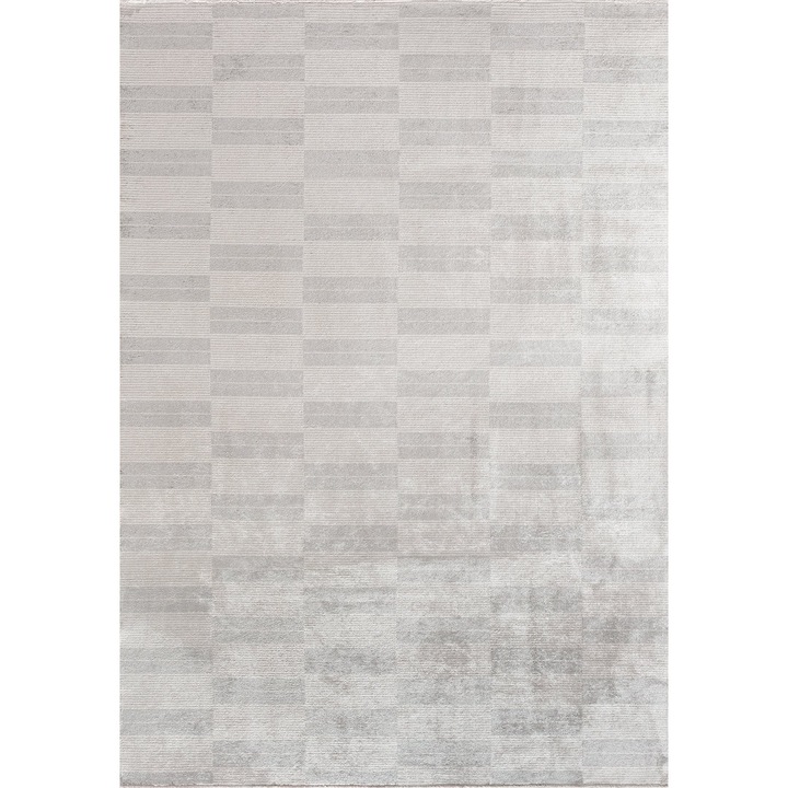 Covoare, Rug Couture, model 2453, gri deschis-ecru, 2400g/m², 7mm