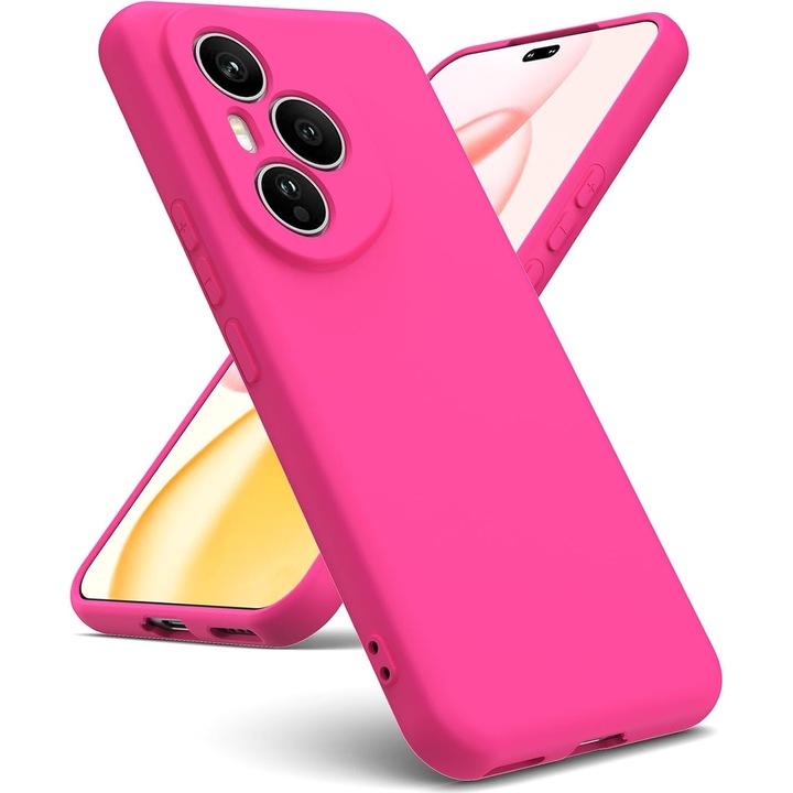 Калъф ALC Mobile, съвместим с Honor 400 Pro, Яркорозов