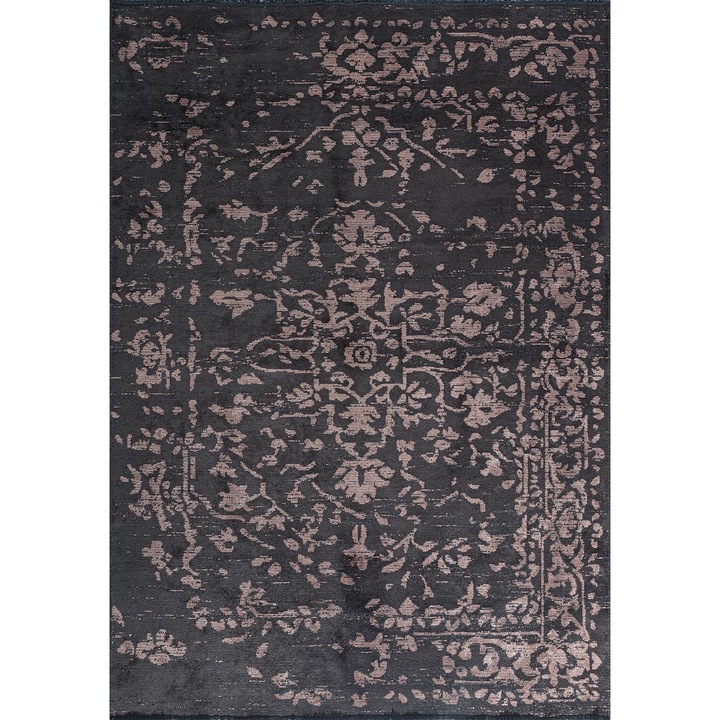 Covor vintage, Rug Couture, 2905, anthracit, 7mm, 2450g/m²