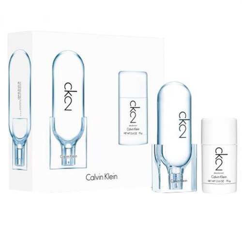 Set Calvin Klein, CK2, Unisex: Apa de Toaleta, 100 ml + Deostick, 75 ml
