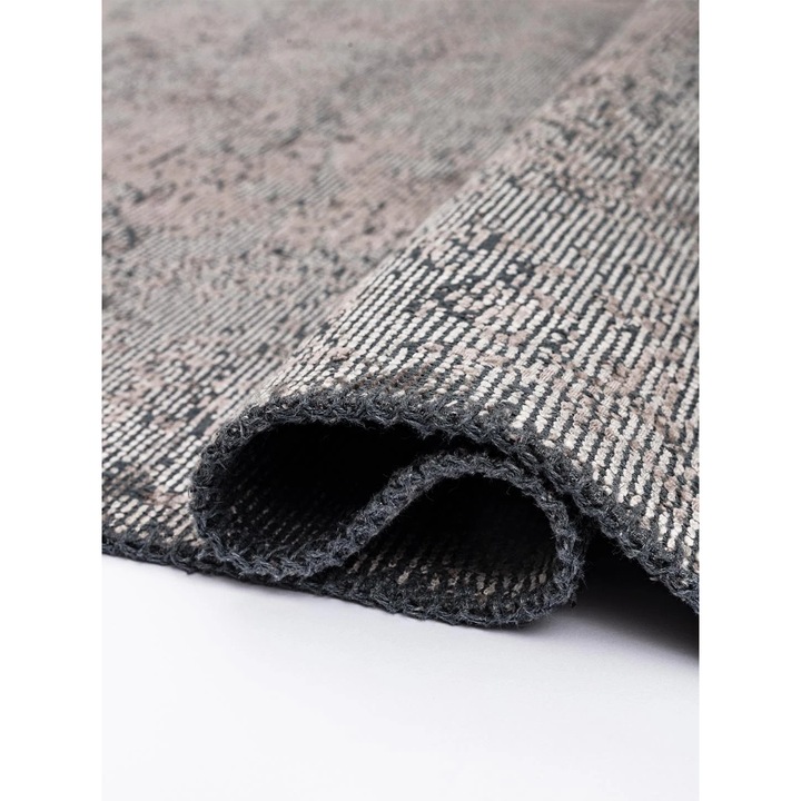 Szőnyegek, Medallion, sötétszürke, 2450g/m², 7mm, 160x230cm