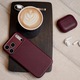 Husa din Piele DECODED pentru iPhone 17 Pro Max - Dark Ruby