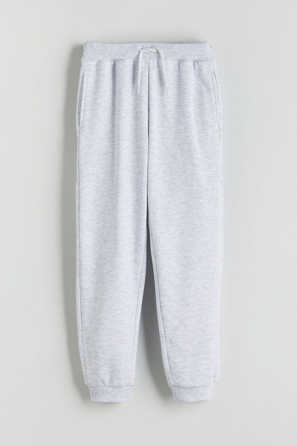 LC WAIKIKI, Pantaloni de trening cu talie ajustabila, Gri deschis melange, 128-134 CM