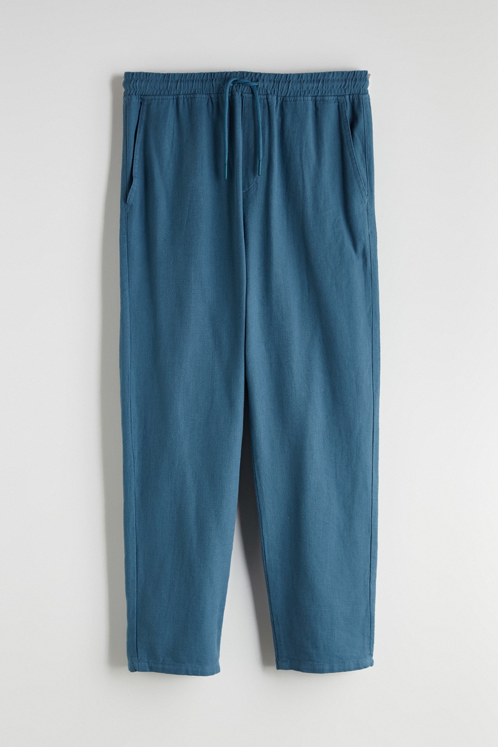 LC WAIKIKI, Pantaloni lejeri cu snur de ajustare, Albastru petrol, 30