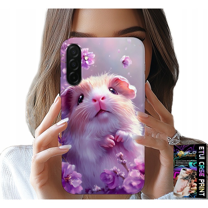 Telefontok, World Case, Samsung Galaxy A56 5G, gumi, rágcsáló mintás