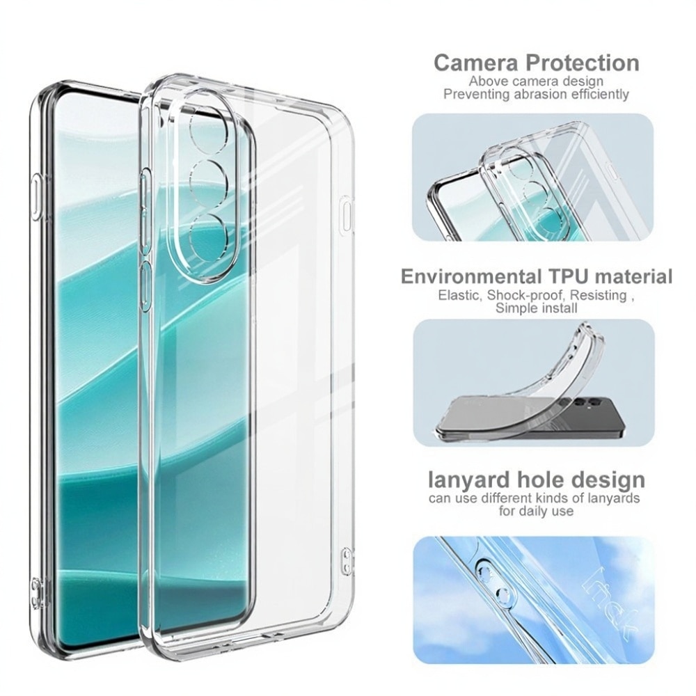 Husa pentru OnePlus Nord 5, Anti-Shock 1.5mm, cu protectie lentile, transparenta