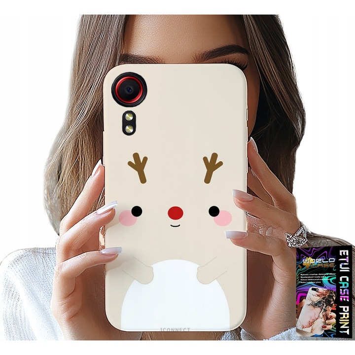 Husă pentru smartphone, World Case, Samsung Galaxy Xcover 7, imprimeu Crăciun, silicon