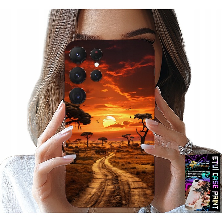 TOK SAMSUNG GALAXY S22 Ultra - SAFARI AFRIKAI NAPLEMENTE GYÖNYÖRŰ KILÁTÁS