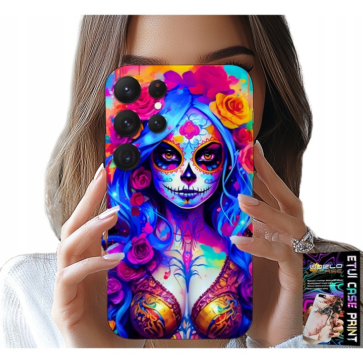 ETUI SAMSUNG GALAXY S22 Ultra - MEXICAN COLOUR KINGDOM OF DEATH