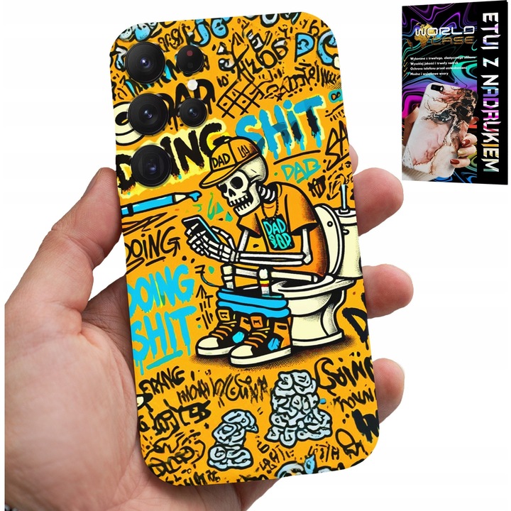 ETUI PENTRU SAMSUNG GALAXY S23 Ultra - DOING SHIT BONE CASE