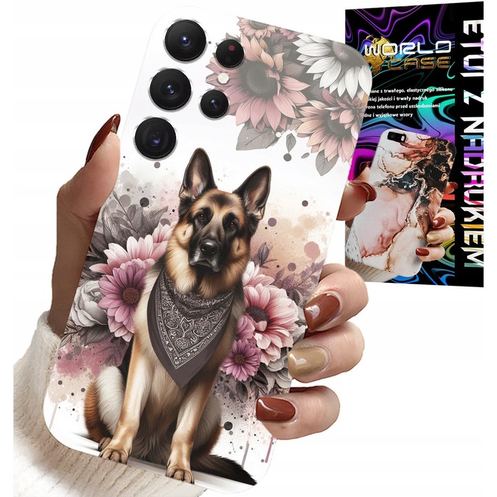 TOK SAMSUNG GALAXY S23 Ultra - NÉMET KUTYA VERSENY PSZICHIKUS TOK