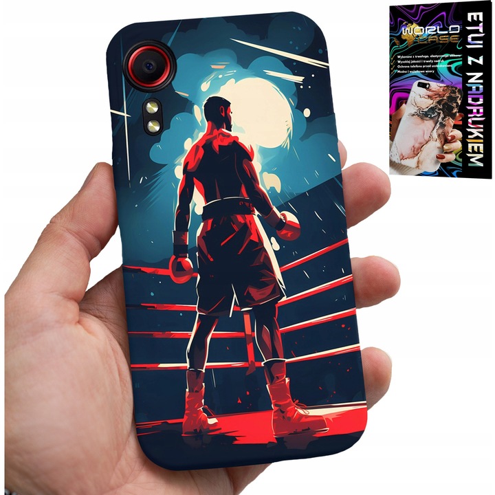 Carcasa pentru telefon, World Case, Samsung Galaxy XCover 7, silicon, imprimeu colorat