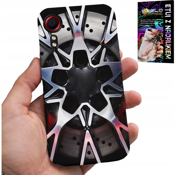 Carcasa pentru telefon, World Case, pentru Samsung Galaxy Xcover 7, imprimată, silicon, multicolor