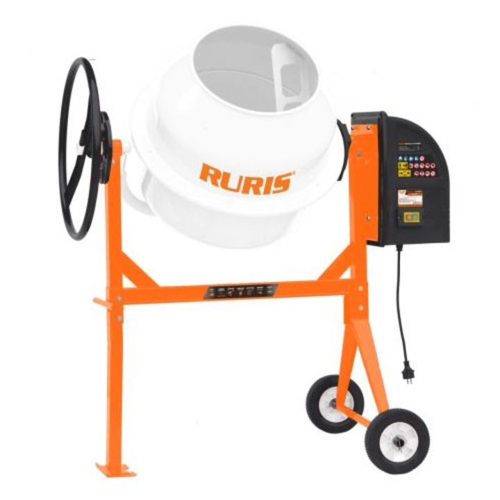Betoniera RURIS BETALUX 1200X, 650 W, 26.6 RPM, 120 l cuva