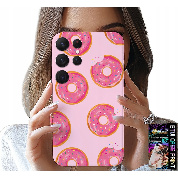 ETUI SAMSUNG GALAXY S22 Ultra - DESIGN WITH DONUTS DONATES Candy Glaze