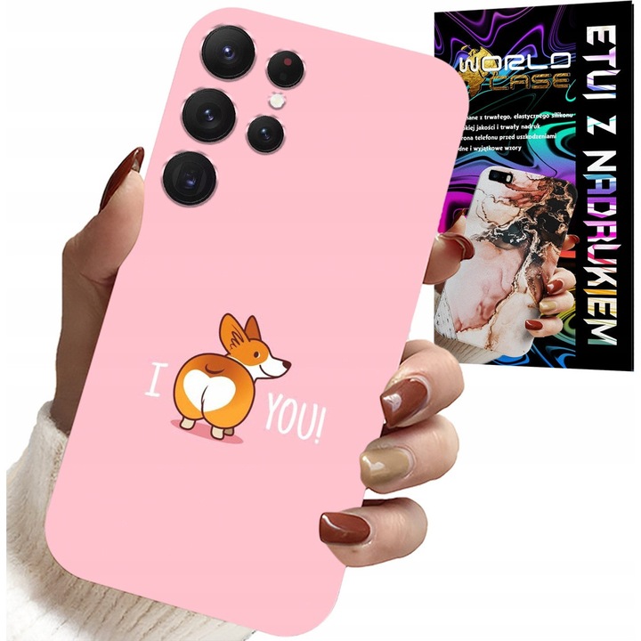 TOK SAMSUNG GALAXY S22 Ultra - Vicces minták IMÁDLAK KUTYA DOBOZ