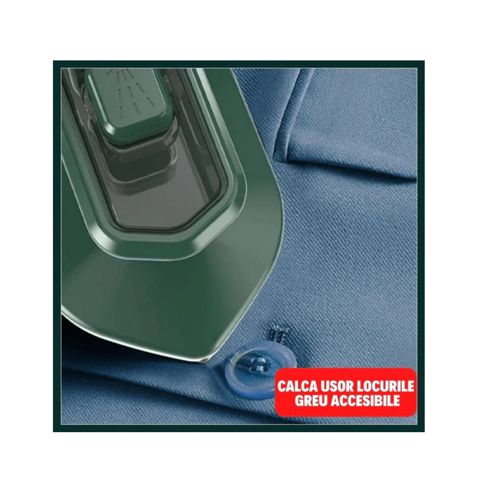 Mini Fier de Calcat Portabil cu Cablu – Ideal pentru Calatorii si Uz Casnic