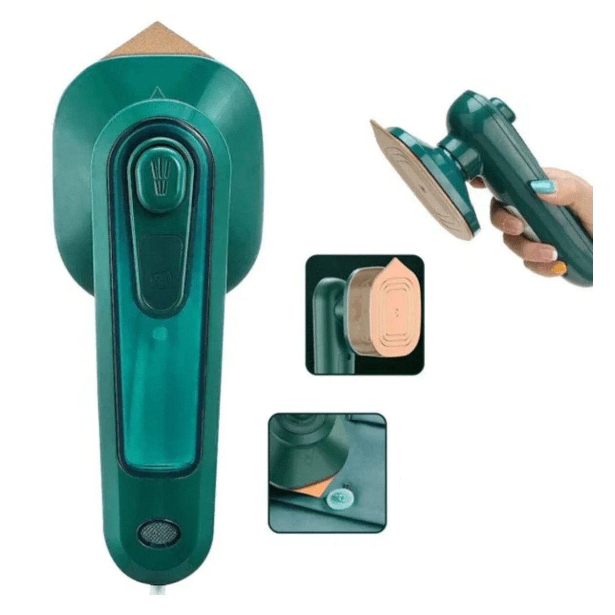 Mini Fier de Calcat Portabil cu Cablu – Ideal pentru Calatorii si Uz Casnic