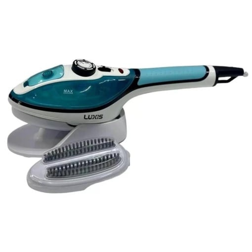 Aparat de Calcat Vertical si Orizontal cu Abur LUXIS Steam Brush-Iron, Portabil, Rapid si Eficient pentru Haine Perfecte