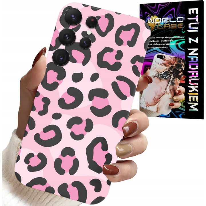 TOK SAMSUNG GALAXY S23 Ultra - HALVÁNY RÓZSASZÍN PÁRDUCMINTÁS - NŐIES DESIGN