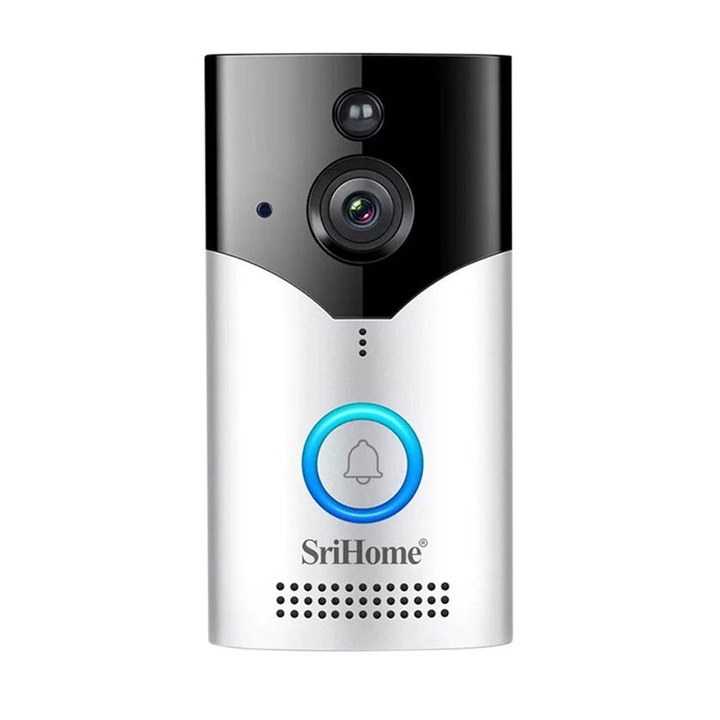 Videointerfon Wireless SriHome DH002-4MP (WiFi) – Securitate inteligenta si autonomie extinsa