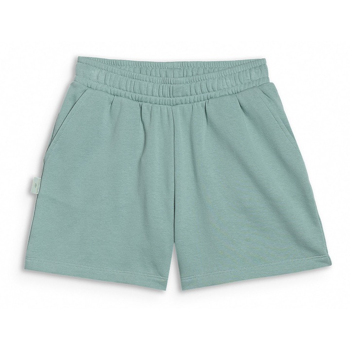 Női Tréning Rövidnadrág Pamut Menta Bélés nélkül, Oversize Szabás 4F Junior Sportstyle, Méret 122