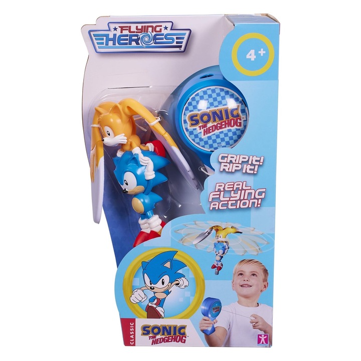 Repülő figurák, Sonic és Tails, szett, 07981, 3 év+, többszínű