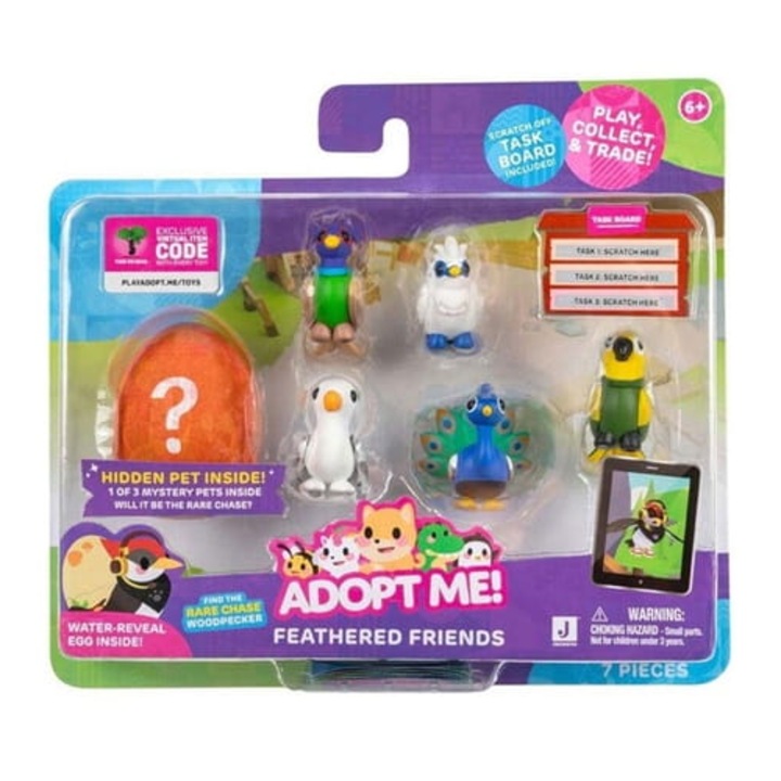 Set figurine Adopt Me!, Jazwares, 5 figurine + surpriza