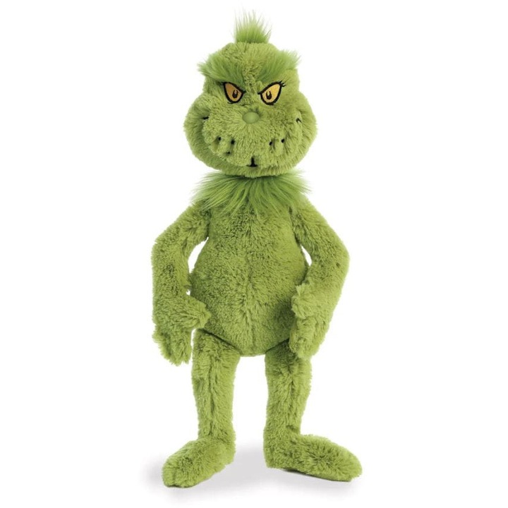 Плюшена играчка, Аурора, Маскотка Гринч, 45см, зелен